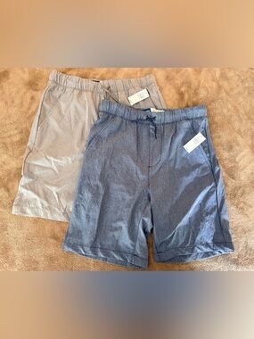 Old Navy Youth Drawstring dri-fit  Shorts in Light Blue and Light Gray